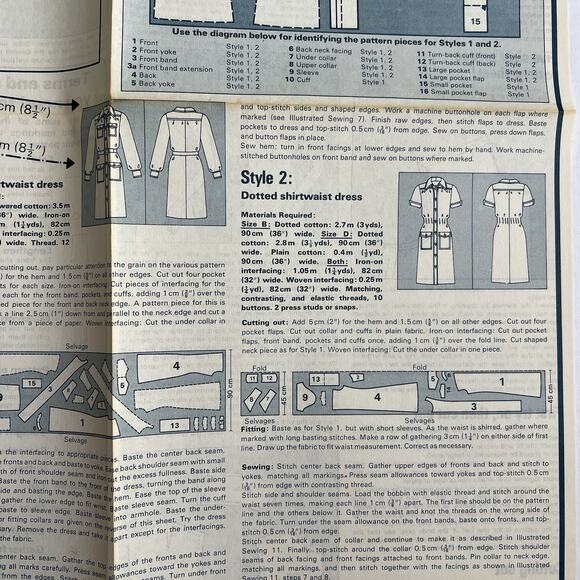 Vintage Designer Sewing Patterns Uncut Lot Of 4 Jeans Dresses Jackets Dungarees - Picture 5 of 9